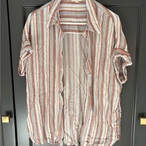 Striped Casual Women's Shirt